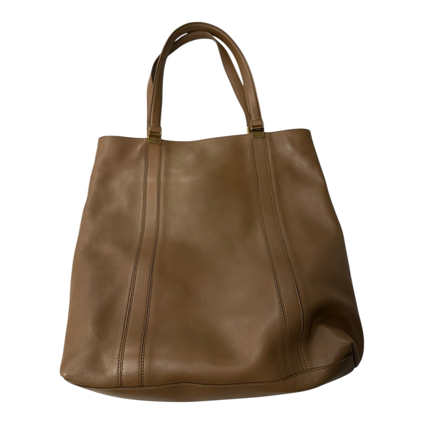 Tote Luxury Designer By Tods In Brown, Size:Large
