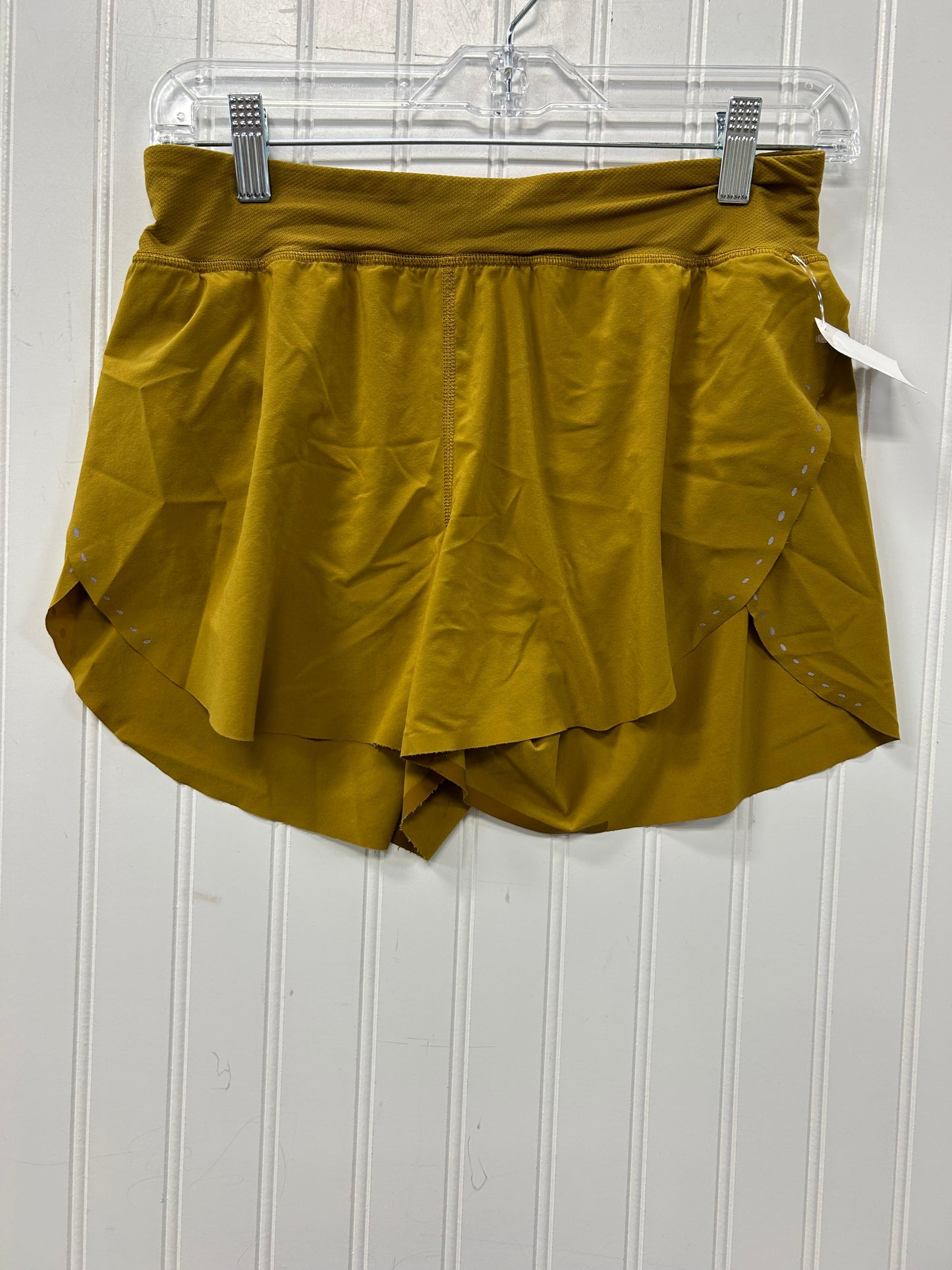 Athletic Shorts By Lululemon In Yellow, Size:6