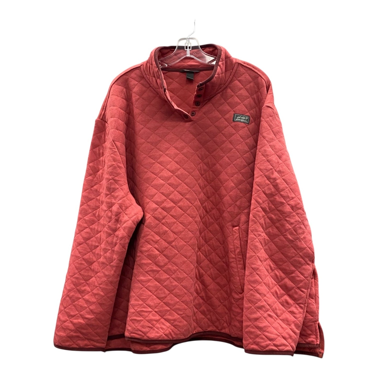 Athletic Jacket By Eddie Bauer In Red, Size:3X