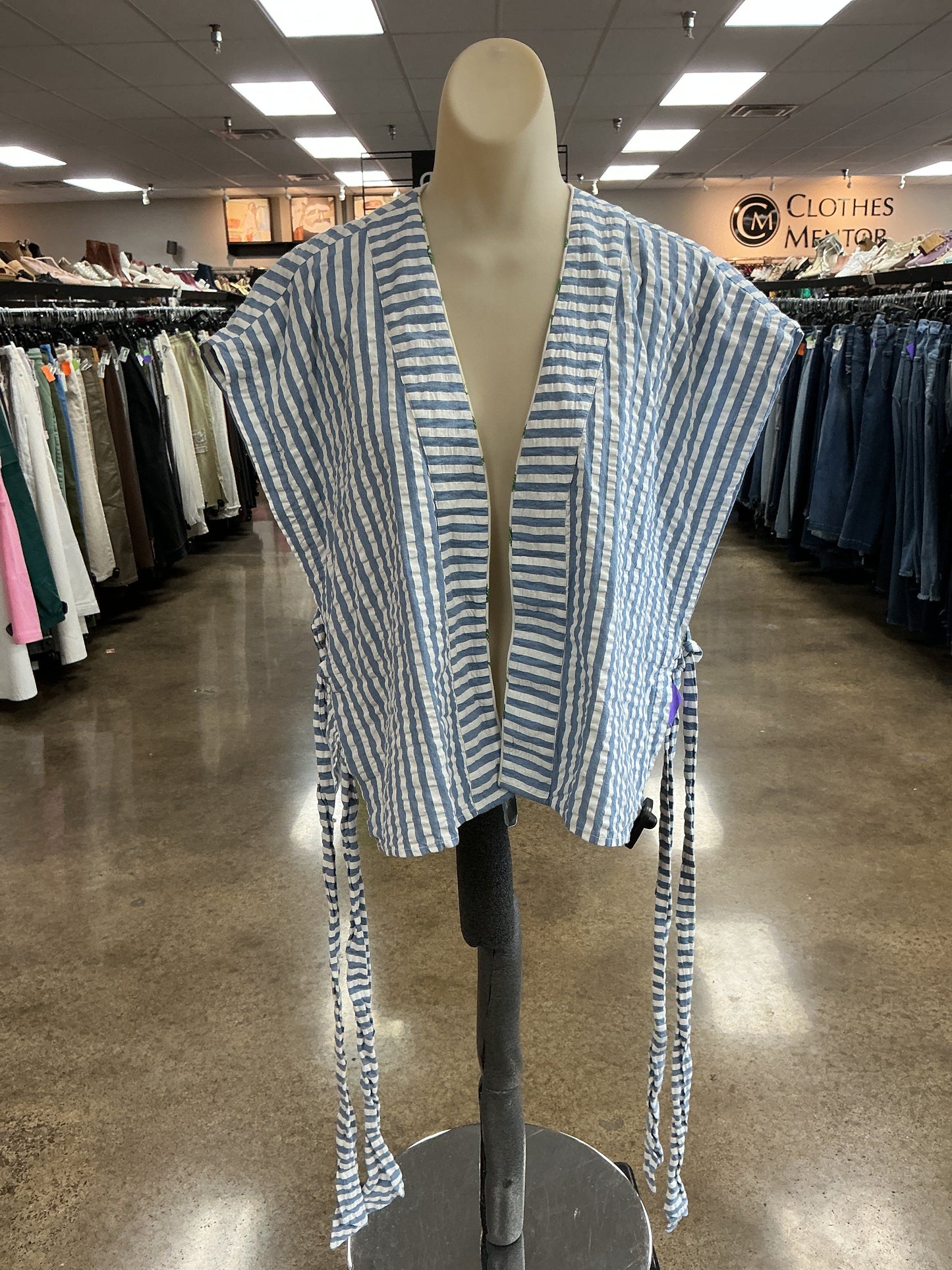 Vest Other By Maeve In Blue, Size:Osfm