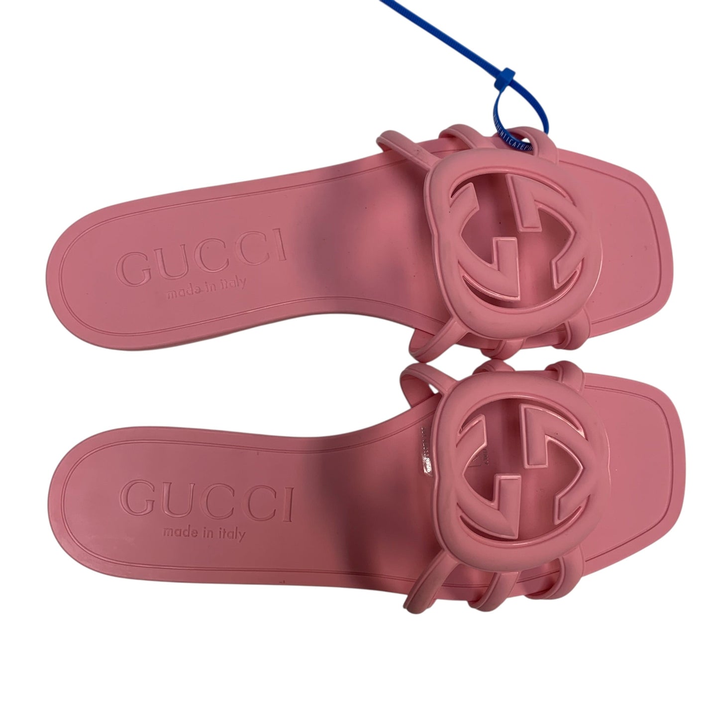 Sandals Luxury Designer By Gucci In Pink, Size: 6