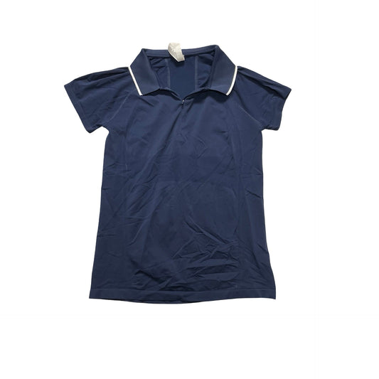Athletic Top Ss By Athleta In Navy, Size:L