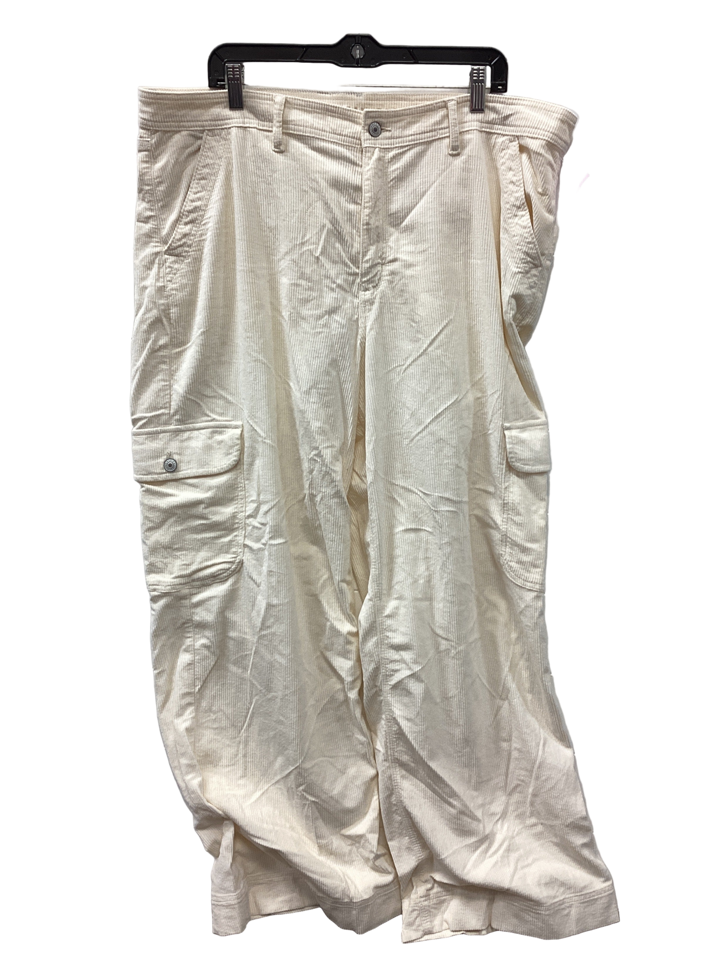 Pants Corduroy By American Eagle In Cream, Size:20