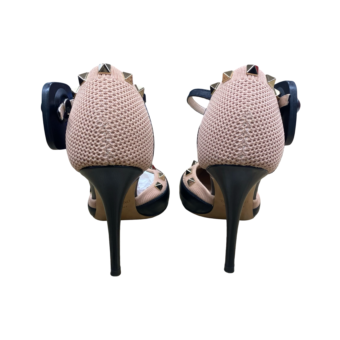 Shoes Luxury Designer By Valentino-Garavani In Black & Brown, Size:5