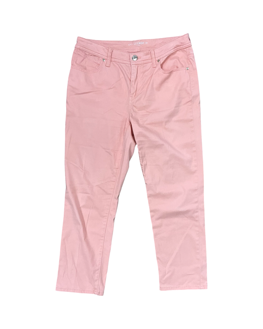 Pants Cropped By Chicos In Peach, Size:2