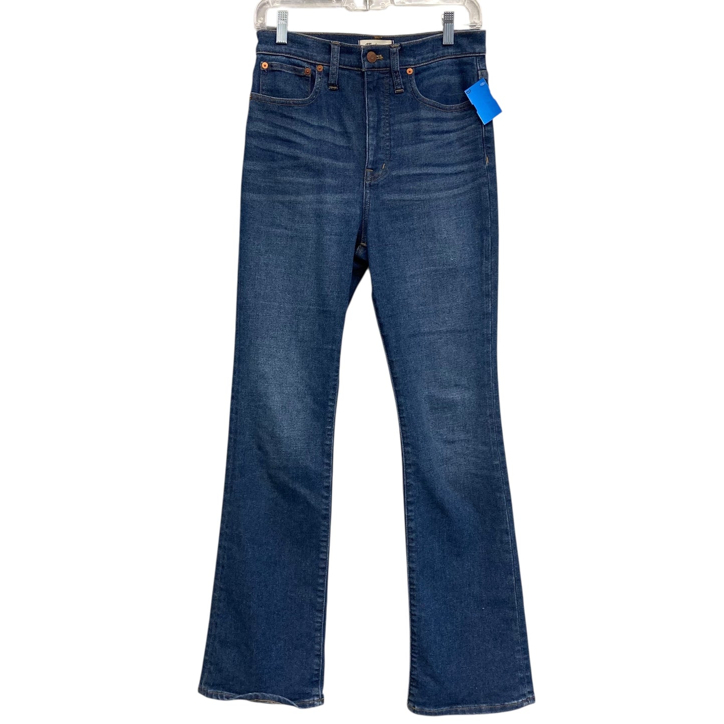 Jeans Flared By Madewell In Blue Denim, Size:4