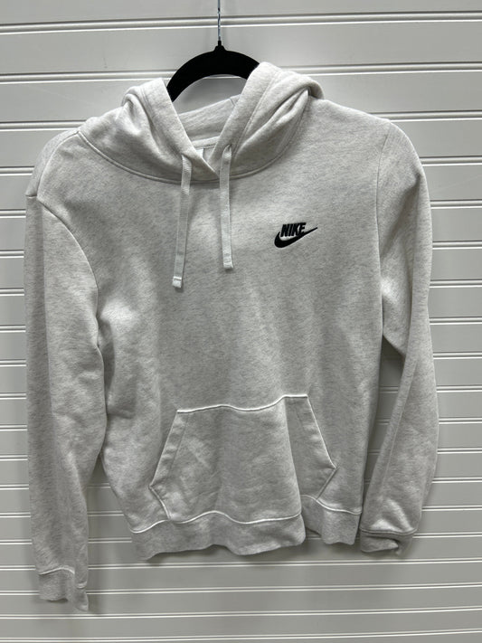 Athletic Sweatshirt Hoodie By Nike Apparel In Grey, Size:S