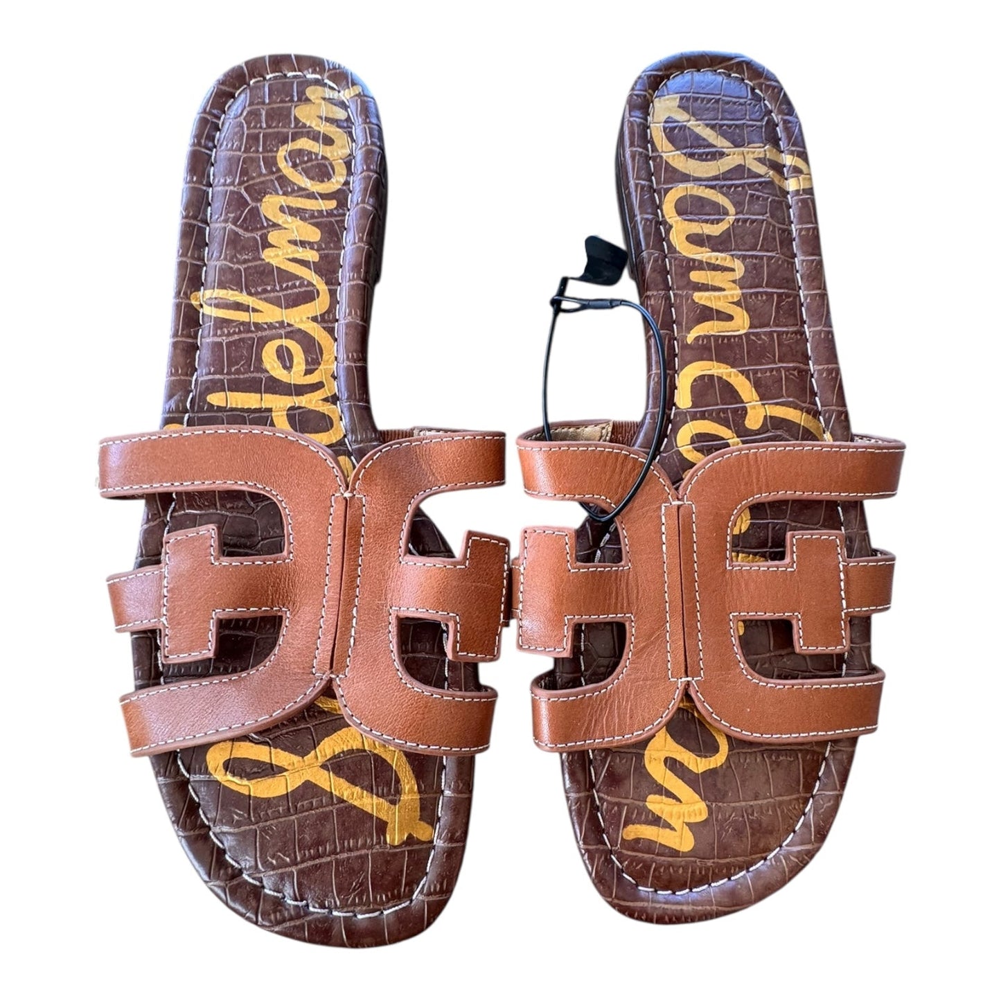 Sandals Flats By Sam Edelman In Brown, Size:9.5