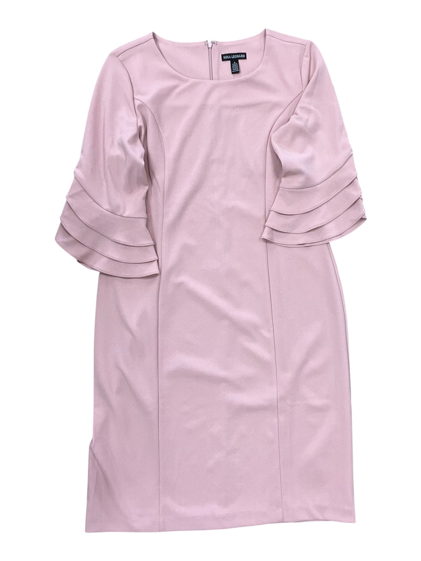 Dress Work By Nina Leonard In Pink, Size:M