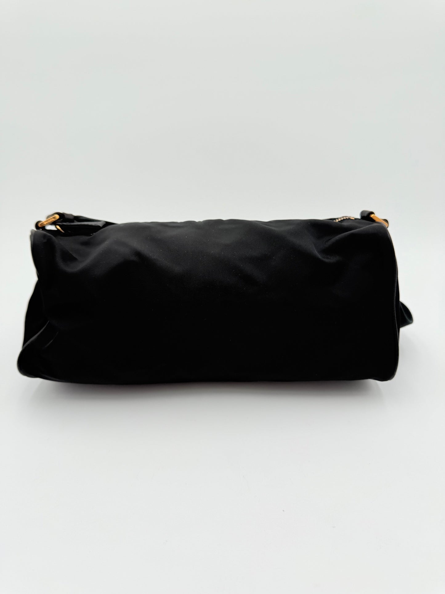 Handbag Luxury Designer By Prada In Black, Size:Small