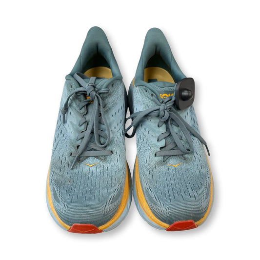 Shoes Athletic By Hoka In Blue & Yellow, Size:9.5