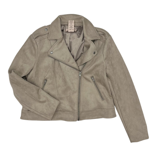 Jacket Moto By Philosophy In Brown, Size:L