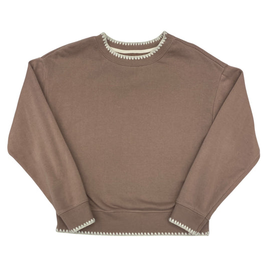 Sweatshirt Crewneck By Thread And Supply In Taupe, Size:S