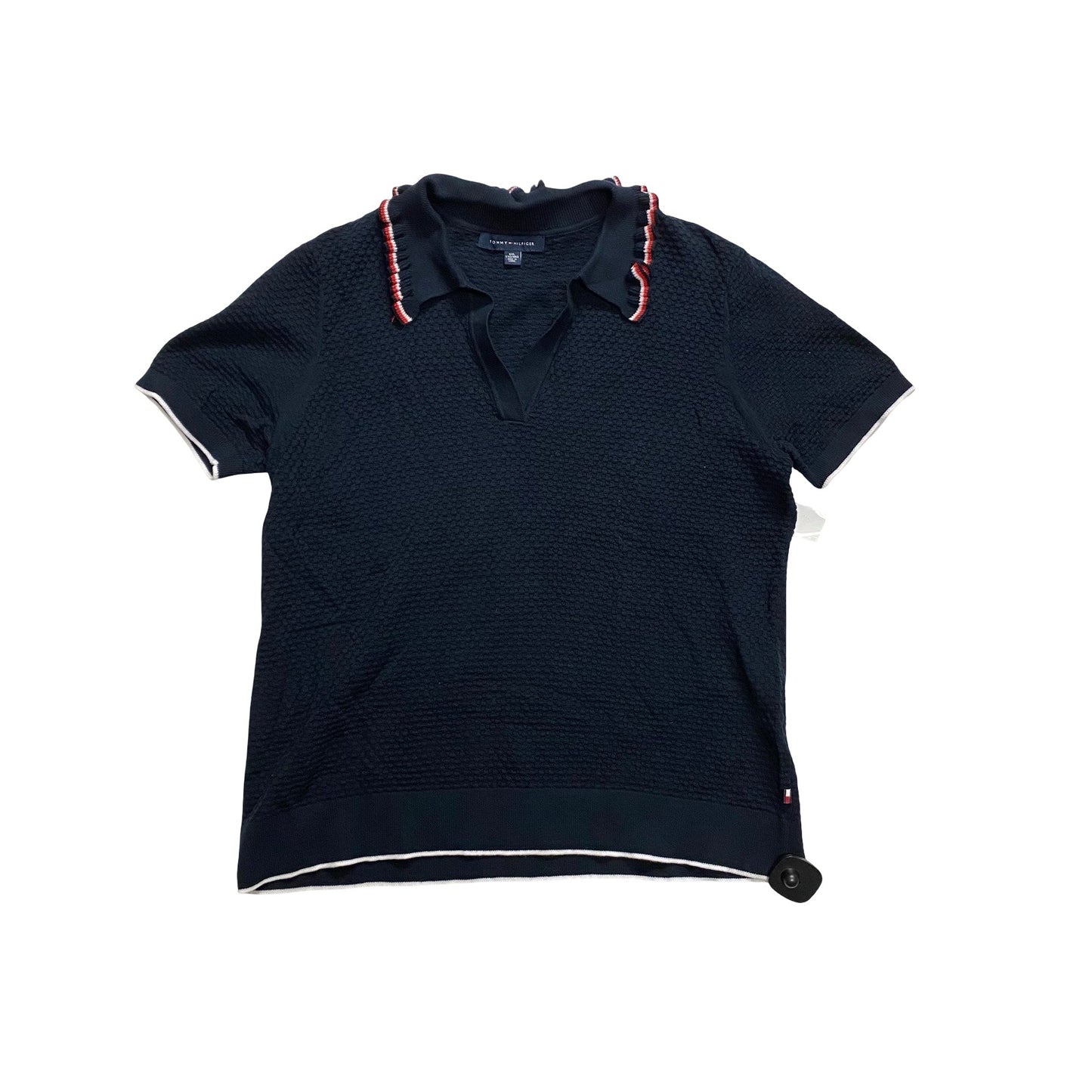 Top Ss By Tommy Hilfiger In Navy, Size:Xxl