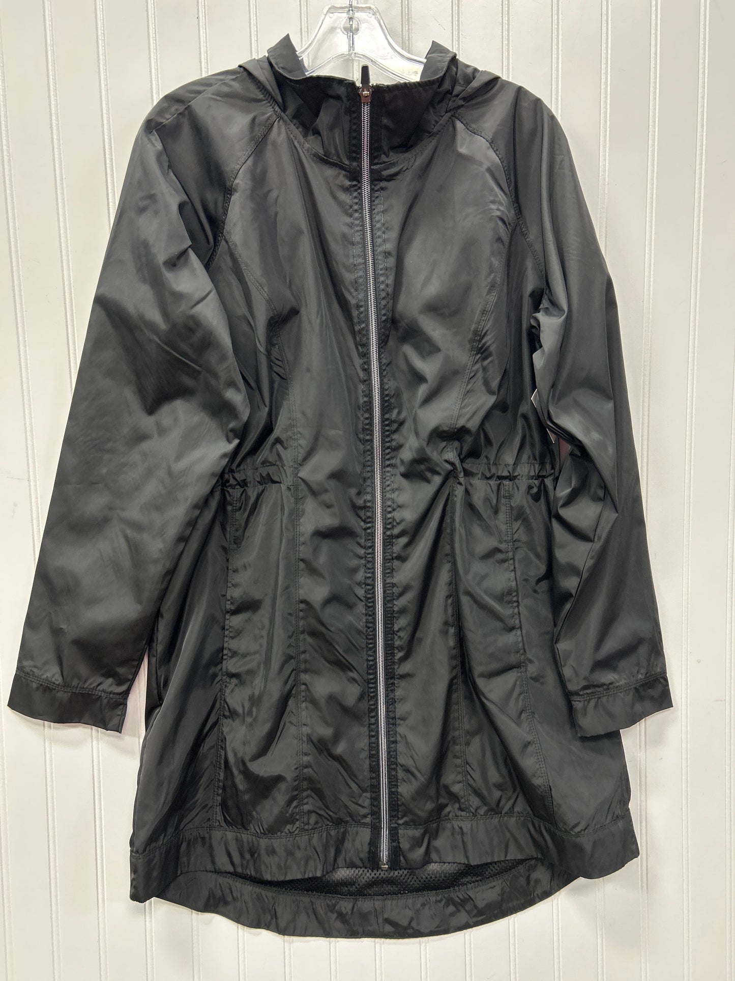 Jacket Windbreaker By Athletic Works In Black, Size:L