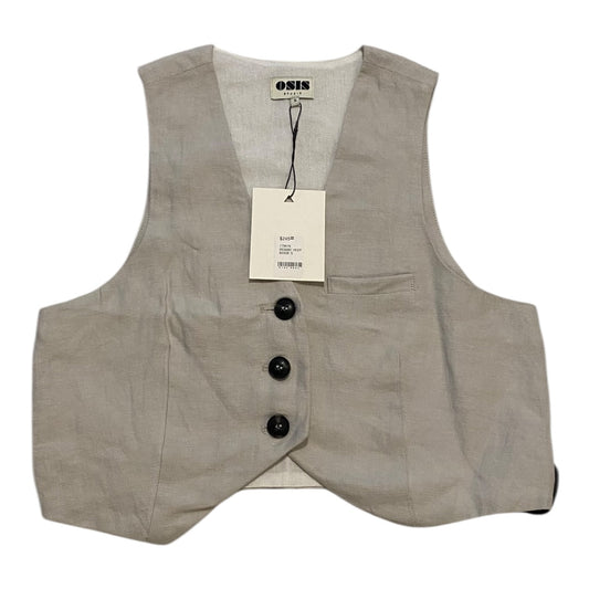 Vest Designer By OSIS - DEBBIE In Beige, Size:S