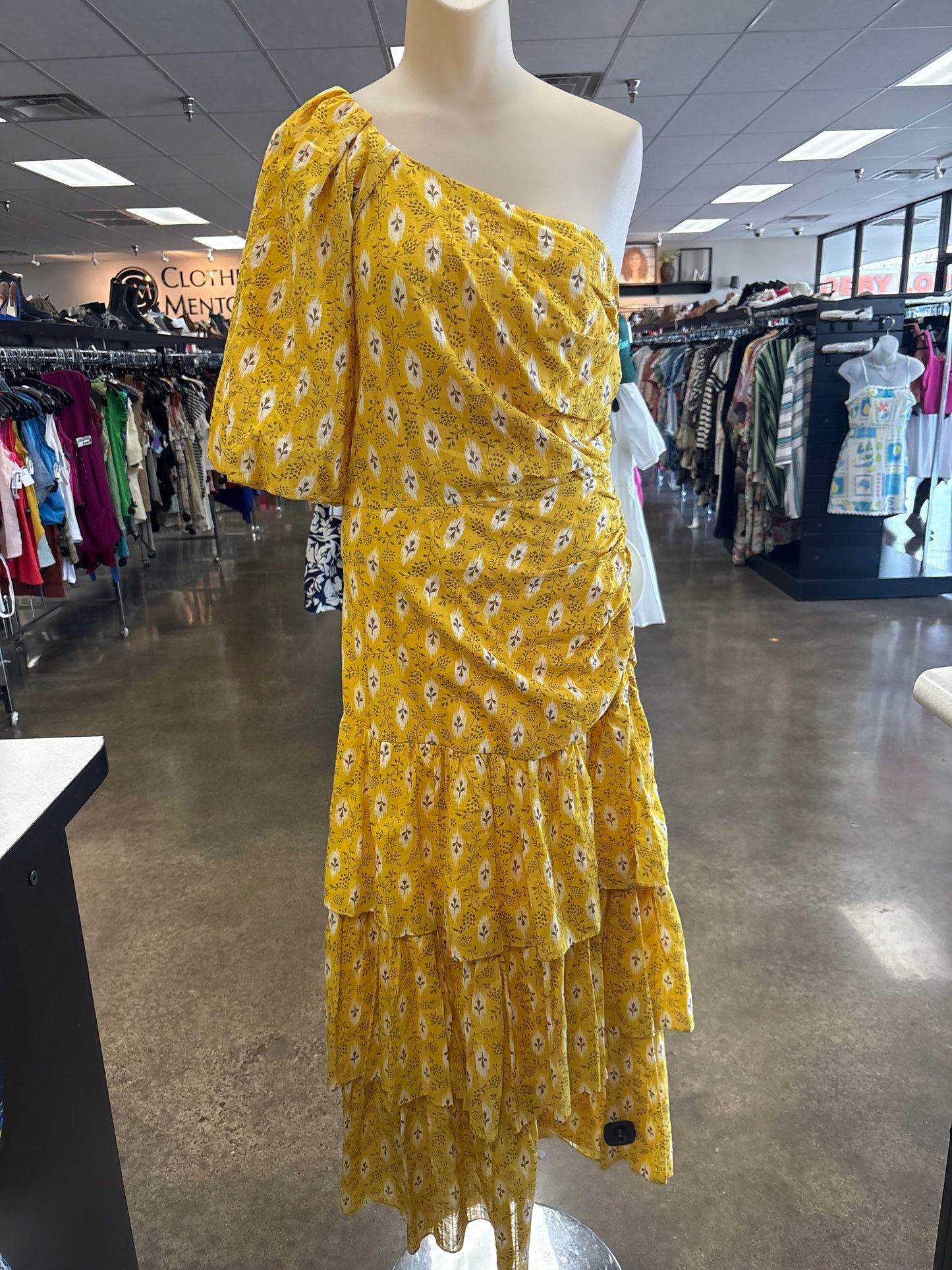 Dress Casual Maxi By Veronica Beard In Yellow, Size:6