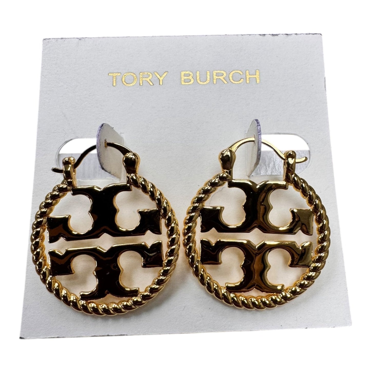 Earrings Designer By Tory Burch In Gold