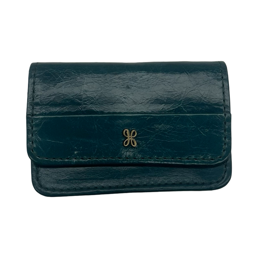 Wallet Leather By Hobo Intl In Green, Size:Small