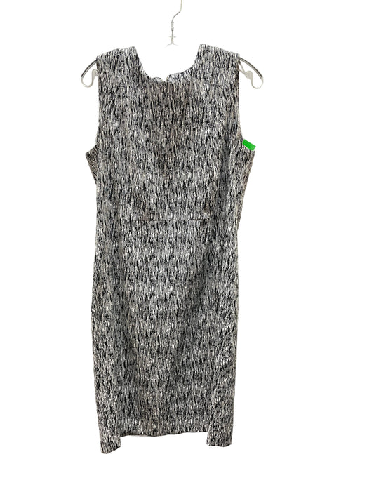 Dress Work By Calvin Klein In Black & White, Size:12