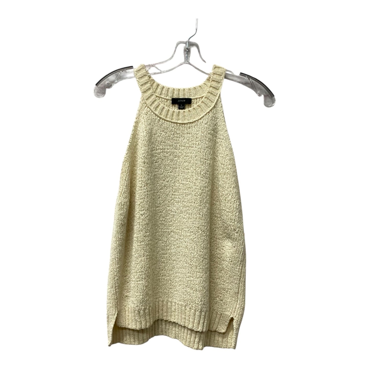 Top Sleeveless By J. Crew In Beige, Size:L