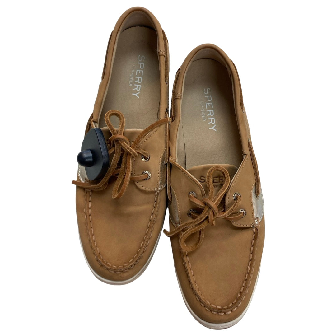 Shoes Flats By Sperry In Tan, Size:9.5
