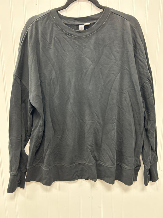 Athletic Top Ls Crewneck By Sweaty Betty In Black, Size:1X