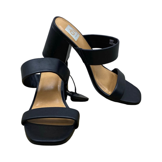 Sandals Heels Block By Dolce Vita In Black, Size:8