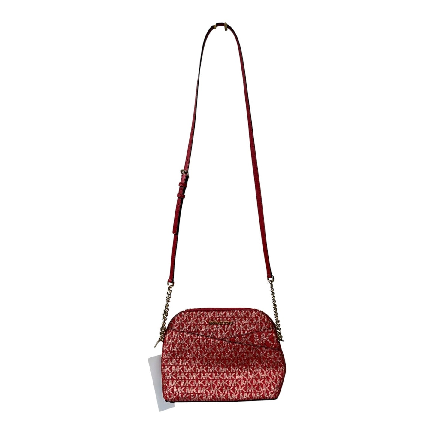 Crossbody Designer By Michael Kors In Red, Size:Small