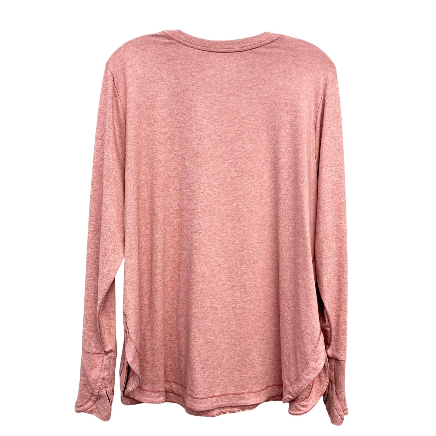 Athletic Top Ls Crewneck By Athleta In Pink, Size:2X