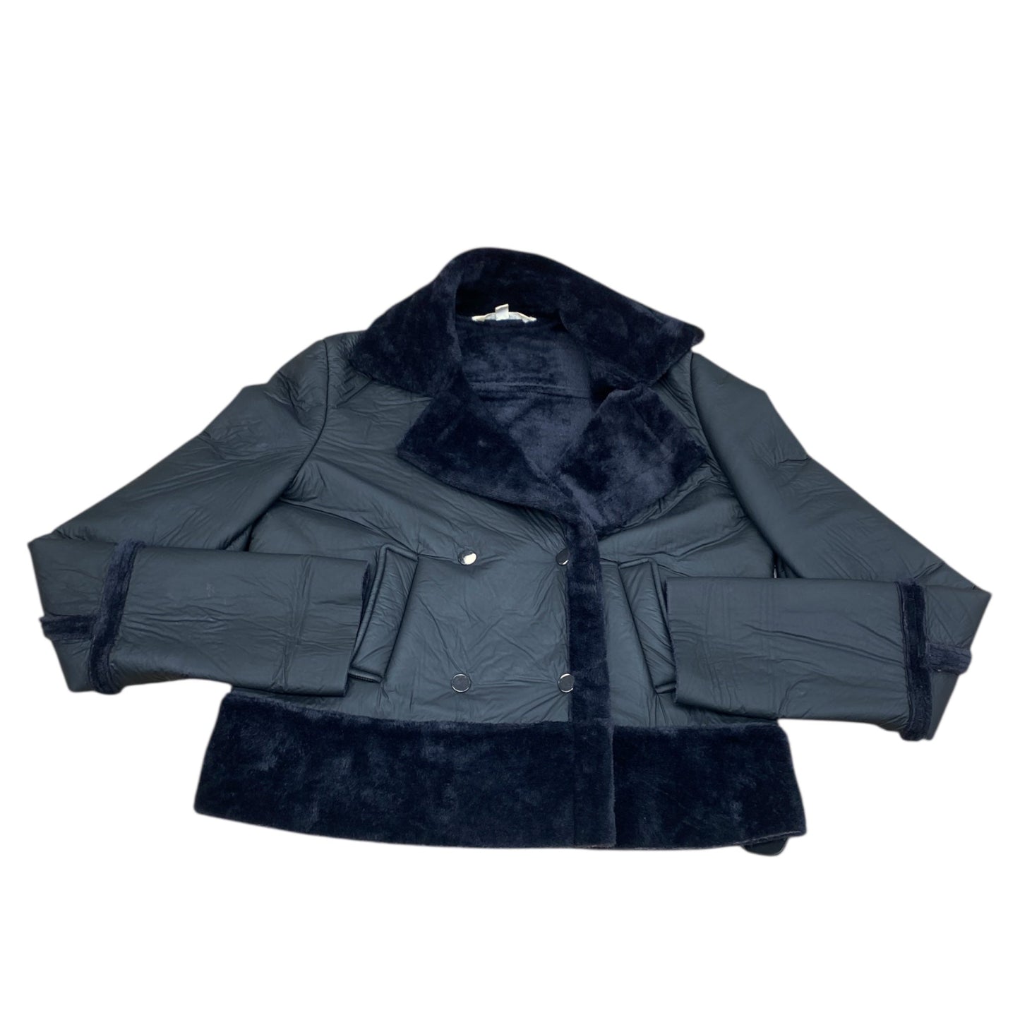 Coat Faux Fur & Sherpa By Bb Dakota In Black, Size:S