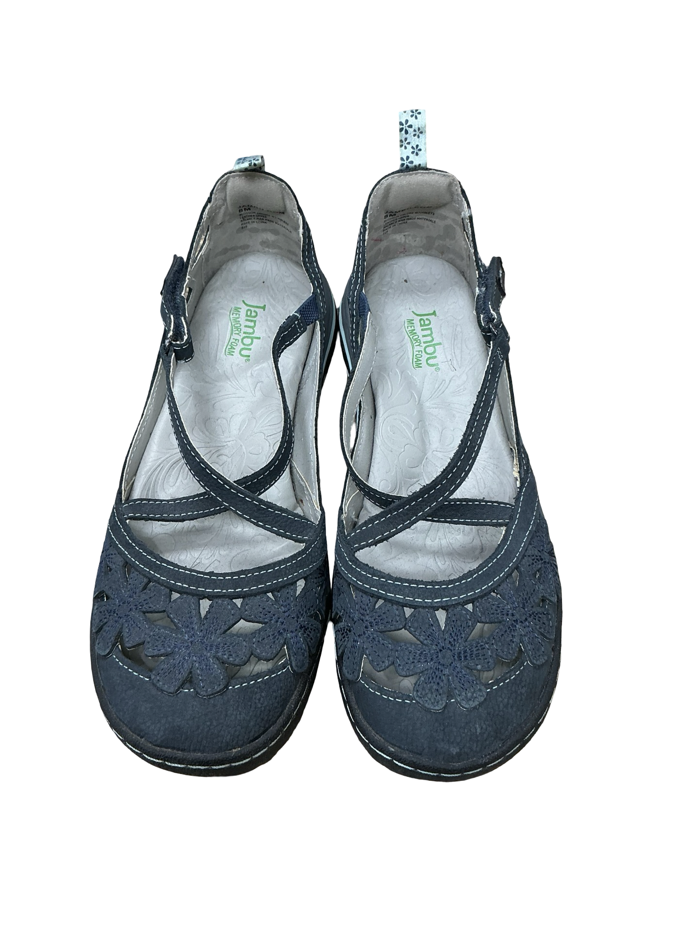 Shoes Flats By Jambu In Blue, Size:8