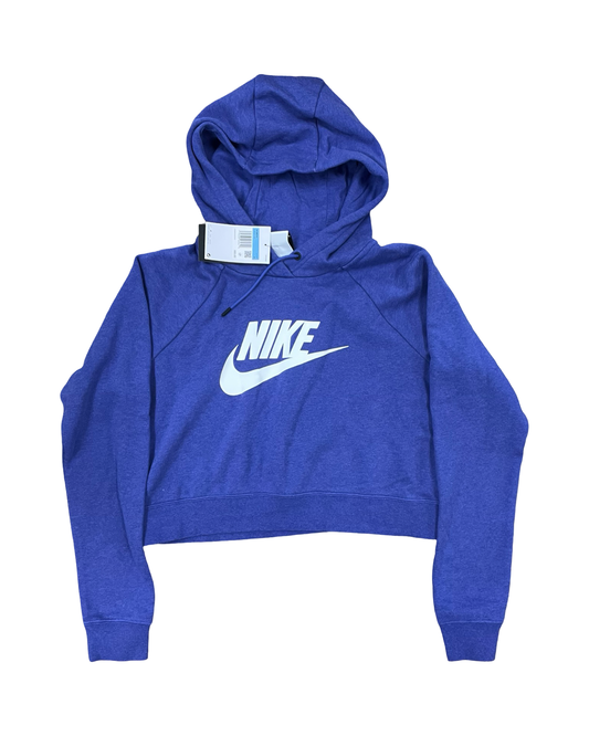 Athletic Sweatshirt Hoodie By Nike In Purple, Size:M