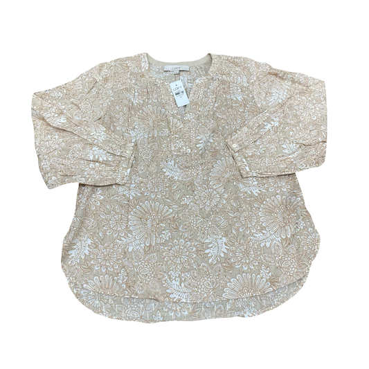 Top Ls By Loft In Beige, Size:Xs