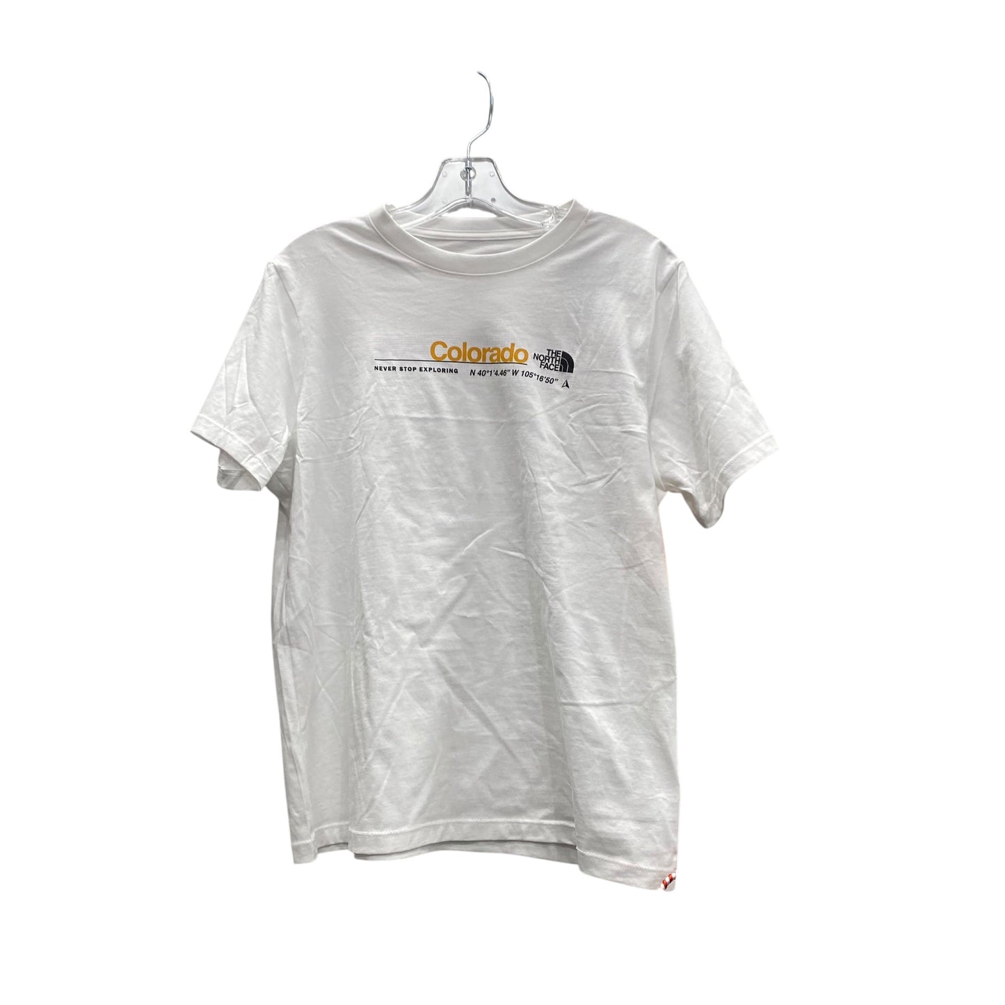 Top Ss athletic By The North Face In White, Size:M