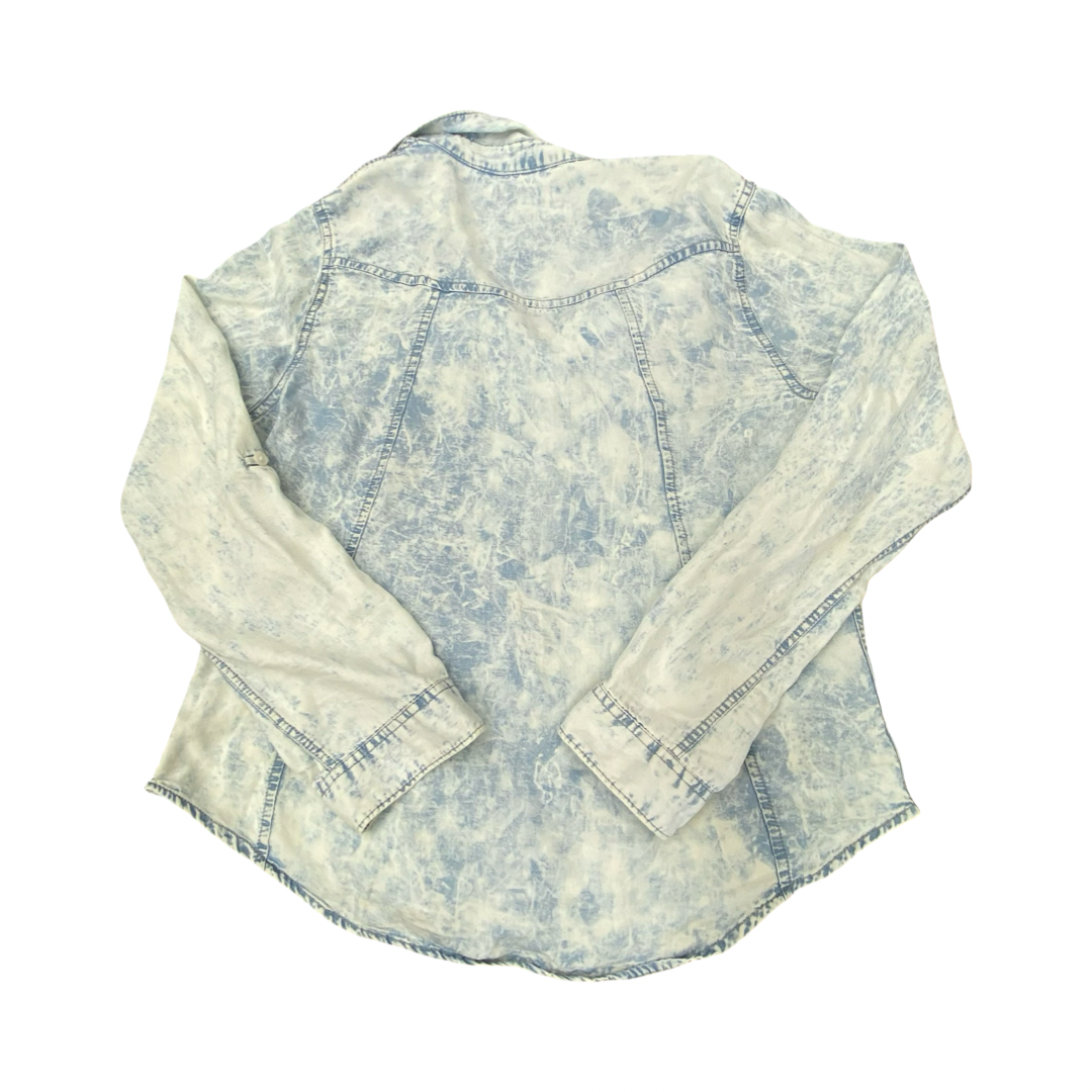 Top Ls By Thread And Supply In Blue, Size:L