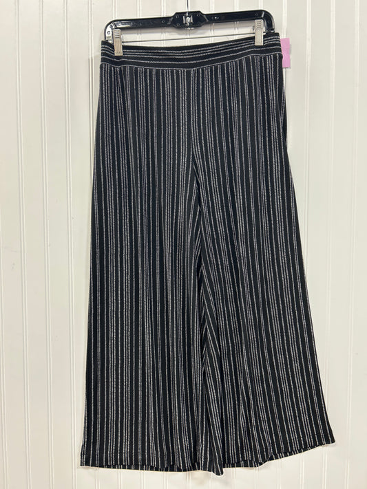 Pants Linen By Adrianna Papell In Black, Size:M