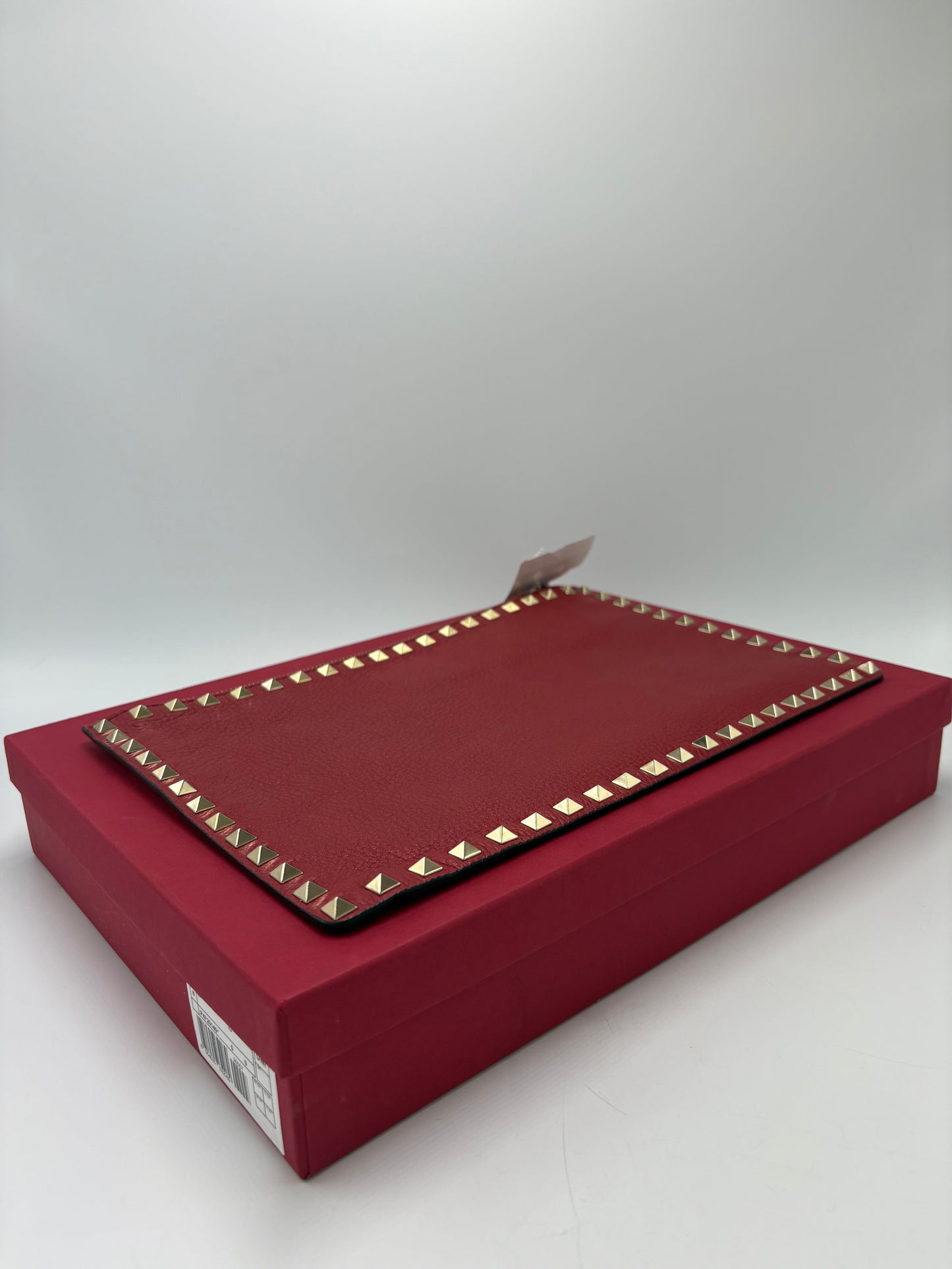 Valentino-Garavani Rockstud Zip Pouch Luxury Clutch