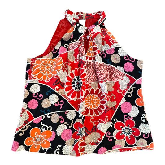 Top Sleeveless Designer By Trina Turk In Multi, Size:Xl