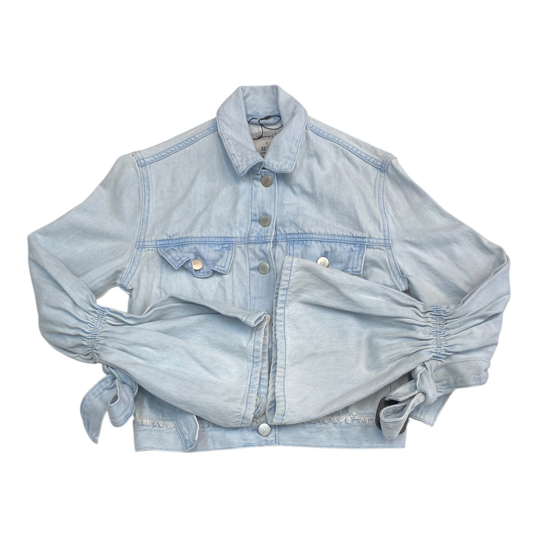 Jacket Denim By Denim And Company In Blue Denim, Size:0