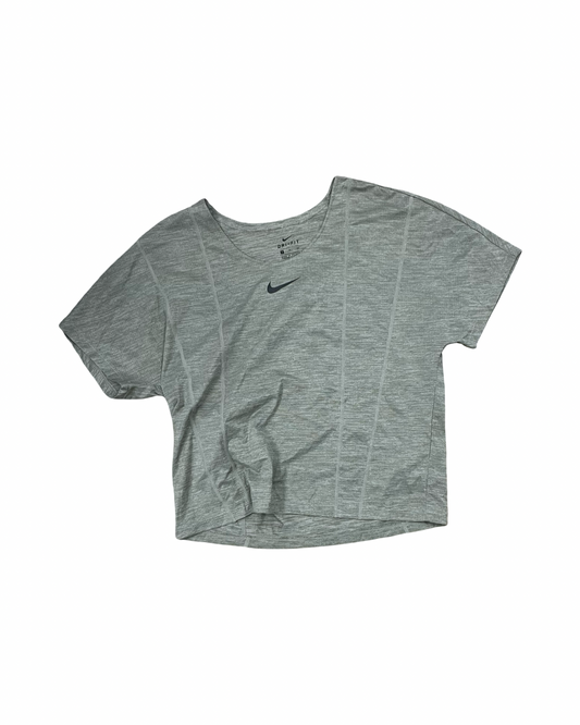 Athletic Top Ss By Nike In Green, Size:S