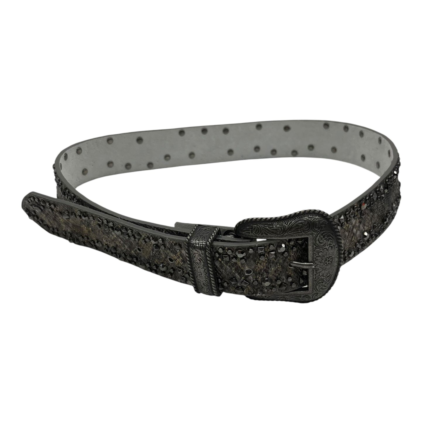 Belt Leather By Clothes Mentor In Snakeskin Print