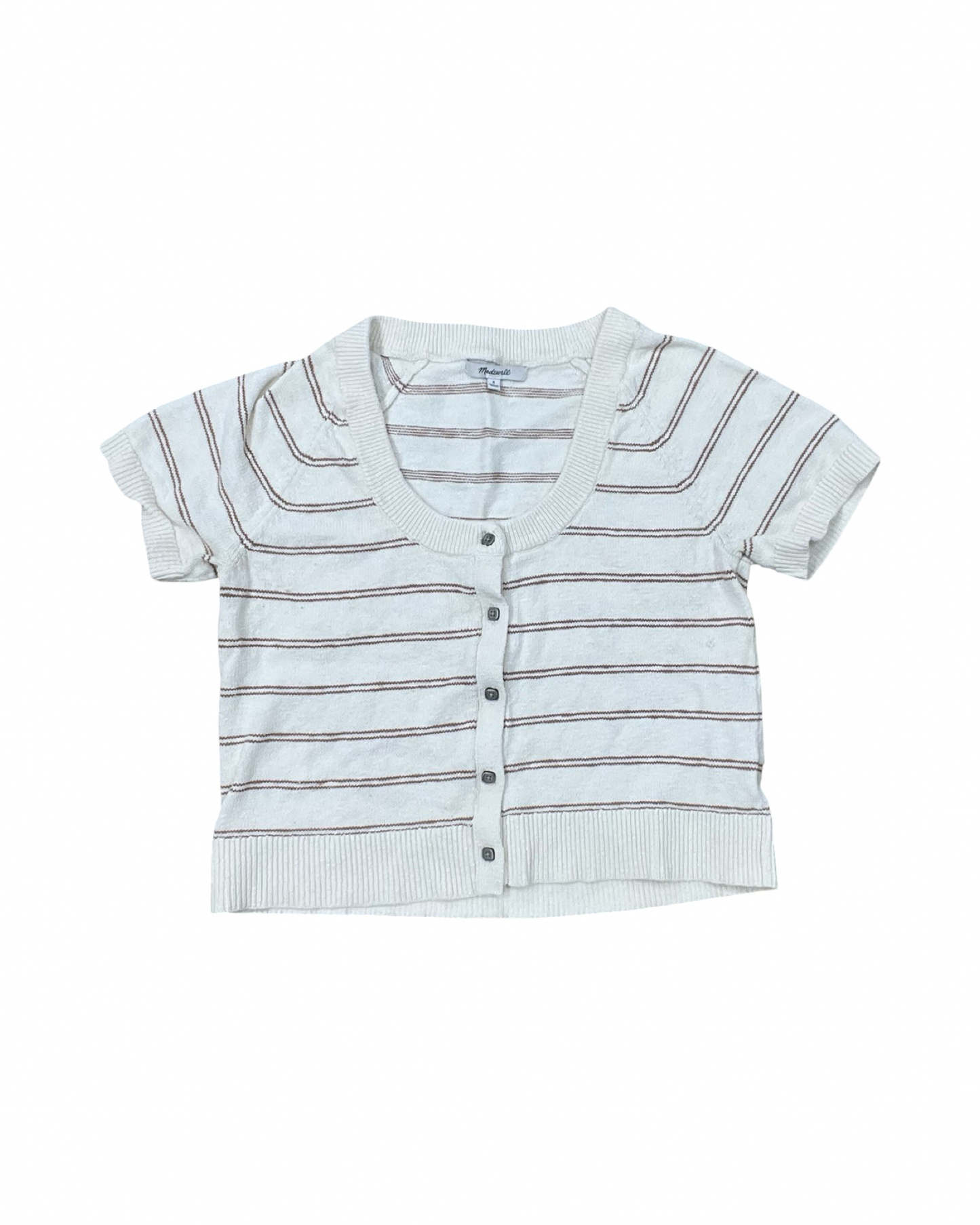 Blouse Ss By Madewell In Cream, Size:S