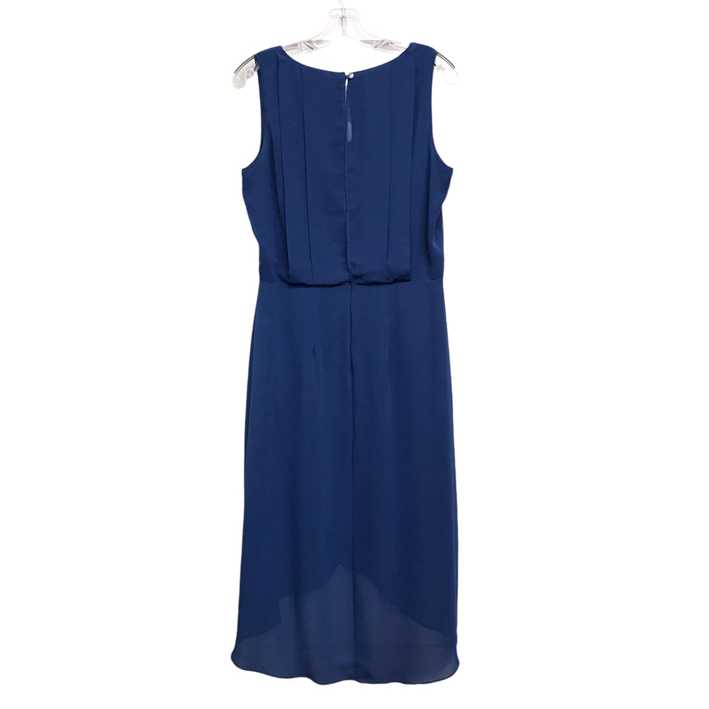 Dress Casual Midi By White House Black Market In Blue, Size:M