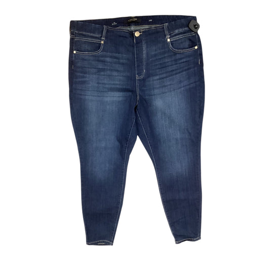 Jeans Boot Cut By Liverpool In Blue Denim, Size:24