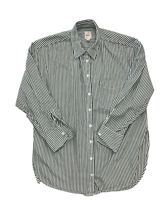 Top Ls By Maeve In Striped Pattern, Size:M