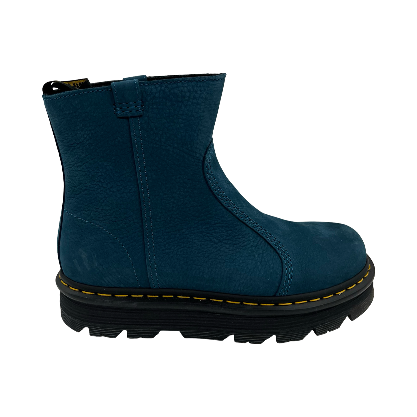 Boots Leather By Dr Martens In Blue, Size:9