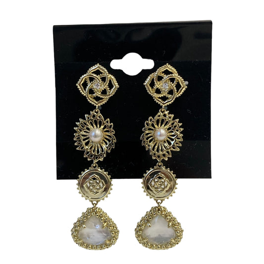 Earrings Dangle/Drop By Kendra Scott In Gold