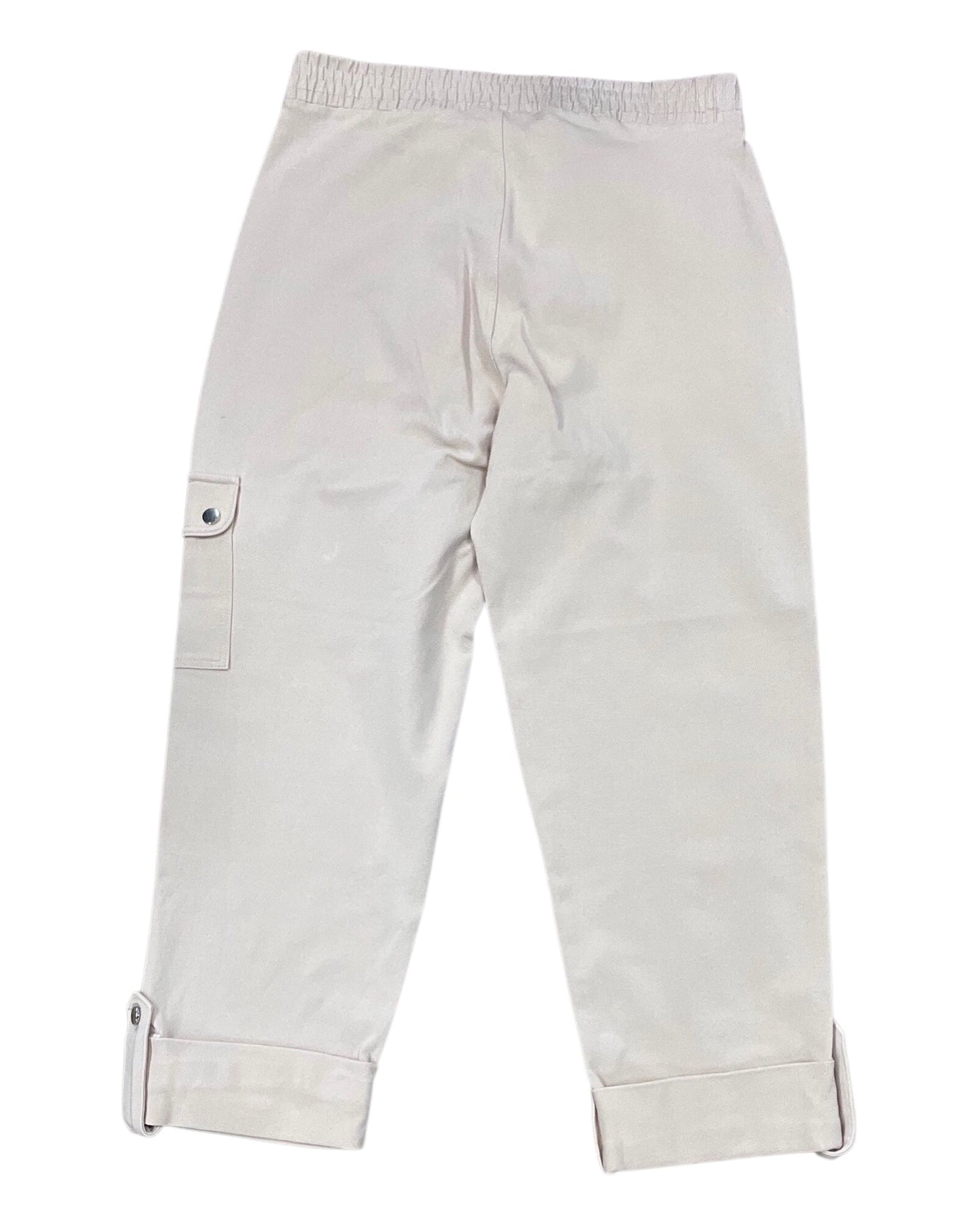 Pants Cropped By Susan Graver In Tan, Size:Xs