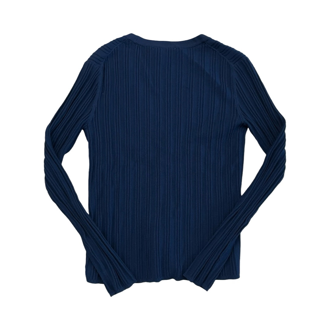 Sweater Cardigan By Philosophy In Navy, Size:S